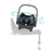 Sportwagen Ridge Theo Dark Taupe inkl Babywanne V3 und MAXI COSI Babyschale Pebble 360 Essential Black mit Zubehör