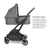 Buggy Minu V2 Greyson Charcoal Mélange inkl Babyschale Mesa i-Size, Base und Babywanne mit Zubehör