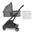Buggy Minu V2 Jake Charcoal inkl Babyschale Mesa i-Size Jordan Greyson Charcoal, Base und Babywanne mit Zubehör