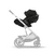Buggy Minu V2 Jake Charcoal inkl Babywanne, cybex GOLD Babyschale Cloud Gi-Size Magic Black und Base G Black mit Zubehör