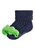 Rasselsocken Krokodil blau