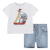 Levi's® T-shirt + shorts sæt hvid