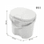 Babydesign TILO Maretak luieremmer white