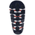 Sterntaler Stoppersocken 2er-Pack Autos/Ringel blau/rot