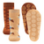Stoppersocken 2er-Pack Eis/Punkte apricot/kupfer