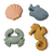Sandförmchen Sand Moulds 4er Pack Sea creatures