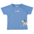 T-Shirt mid blue