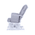 Fauteuil d'allaitement rond avec repose-pieds Canvas gris