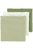 Baby Uni Mullwindeln 3er pack Naturel/Soft Olive/Olive Green