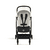 Kinderwagen Orfeo  Black Canvas White