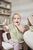 Baby Popcorn Lätzchen - 2er Pack - Naturel/Soft Olive
