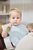 Baby Popcorn Lätzchen - 2er Pack - Frottee - Grey Blue