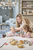 Baby Popcorn Lätzchen - 2er Pack - Frottee - Soft Lavender