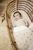 Baby Ginkgo Babydecke - pre-washed Musselin - 75 x 100 cm - Soft Sand