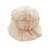 GOTS MINI-Hut Musselin muschelrosa-streifen