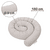 Nest snake waffle piqué 180 cm adatto a tutti i modelli bianco grigio