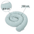 Nest snake waffle piqué 180 cm adatto a tutti i modelli blu chiaro