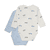 Body manches longues pack de 2 Blue Fog