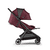 Buggy Butterfly complete Black/Dark Cherry inklusive gratis Transporttasche