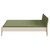 Traumliege STIENE Cashmere /Nordic Green, 120x200