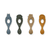 Liva silicone spoon 4er Pack