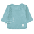 Shirt washed petrol strukturiert