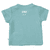T-Shirt washed petrol strukturiert