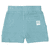 Shorts washed petrol strukturiert