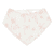 Tuch cotton cream gemustert