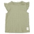 T-Shirt light khaki strukturiert