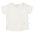 T-Shirt light cream gemustert
