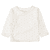 Wickelshirt light cream gemustert