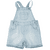 Latzbermudas light blue denim