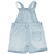 Latzbermudas light blue denim