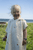 Badeponcho mit Stickmuster GOTS - Ocean Blossom