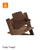Tripp Trapp Hochstuhl Oak Warm Brown + Babyset Warm Brown