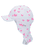 Peaked Cap Neck Guard Hearts ecru