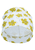 Slouch-Beanie Blumen weiß