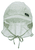 Peaked Cap met nekbeschermer Gestreept Donkergroen