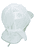 Peaked Cap met nekbeschermer Gestreept Donkergroen
