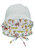 Cappello da pesca reversibile Animali bianco