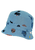 Chapeau de pêcheur dinosaure bleu clair