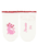 Lot de 3 chaussettes de sneakers chat gris clair