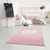 Kinderteppich Kids love Rugs WOLKE rosa/weiss