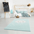 Vloerkleed Kids love Rugs CLOUD mint/wit