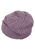 Berretto Slouch, in maglia a filo viola