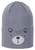 Slouch Beanie Bear blu melange