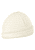Strickmütze Rippe ecru