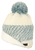 Pom pom pom neulottu pipo kuvio mix ecru
