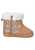 Buty dziecięce srebrne print brązowy melanż